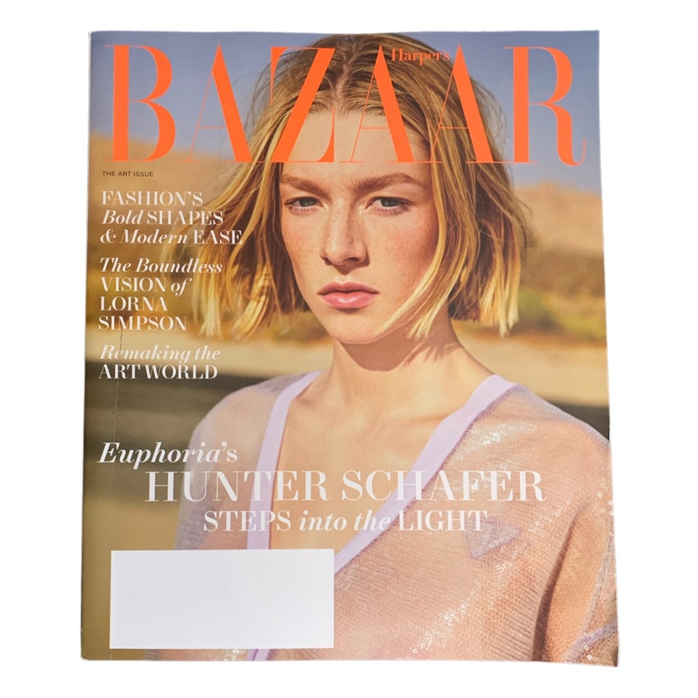 Harpers Bazaar Magazine December 2021 Hunter Schafer Fashion Lorna Simpson Art